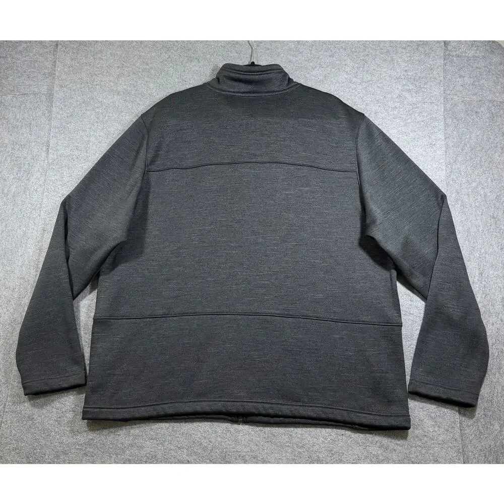 The North Face Canyonlands Full Zip Jacket Mens XXL Gray Fleece Lined Outdoor